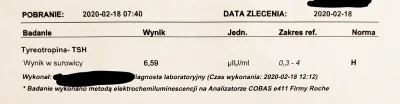 s.....a - Dzisiaj bylem odebrać i skonsultować z lekarzem wyniki analizy krwii i śq
...