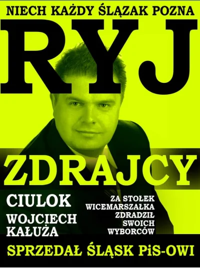 genburson - @Krynioslaw: Zachowałem nawet plakat z jego kampanii wyborczej ( ͡° ͜ʖ ͡°...