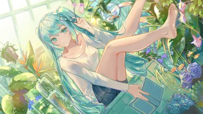 l.....f - #randomanimeshit #vocaloid #hatsunemiku #stopkianime #anime #pixiv #