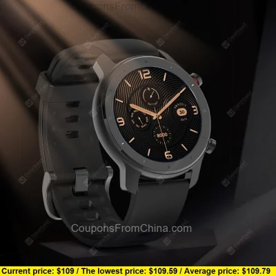n____S - Amazfit GTR Lite 47mm Smart Watch Black - Gearbest 
Cena: $109.00 (431,30 z...