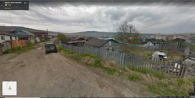 azen2 - Widok na przedmieścia Magadanu, stolicę obwodu magadańskiego, który dzięki su...