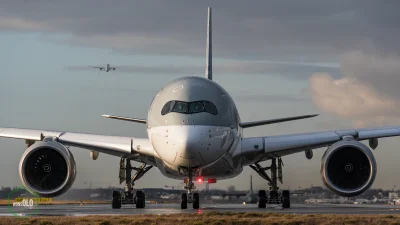 w.....o - Airbus A350 Qatar, długo tu na niego czekałem :) EPWA, dzisiaj.

#tworczo...