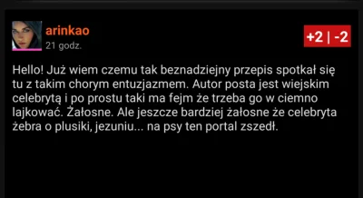 bijotai - @arinkao 
Coś o dosrywaniu oj chyba jak zawsze podwójne standardy.