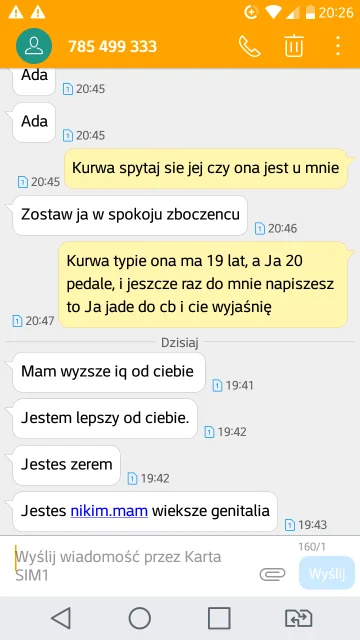 HardTurboVIP - Elo Widzowie, Osatnio jakiś Mason pisał do mn na Tel i wyzywał od Pedo...