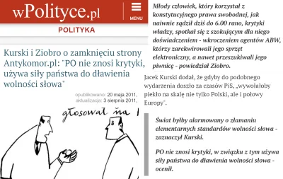 UchoSorosa - Jacek Kurski oraz Zbigniew Ziobro z roku 2011 mocno orają
Jacka Kurskie...