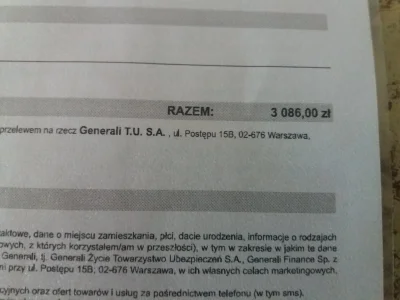 Z.....e - Tak wygląda polisa OC za A8 4.2TDI do zapłaty jednorazowo. 
Nawet nie chce ...