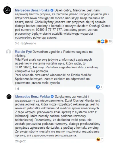 romanov2 - Ale czy Wy w ogóle widzieliście, co napisał mercedes na FB? przecież to je...