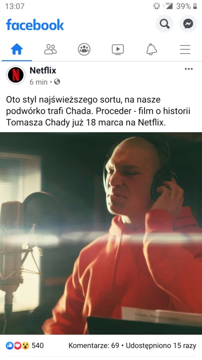 kwmaster - Ktoś się pytał gdzie będzie można oglądać film o Chadzie. Otóż od marca bę...