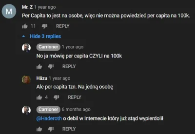 k.....k - Jedną z największych niewiadomych dla mnie na #polskiyoutube jest #carrione...