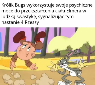 Haziux - #krolikbugs #hitler #swastyka #humorobrazkowy