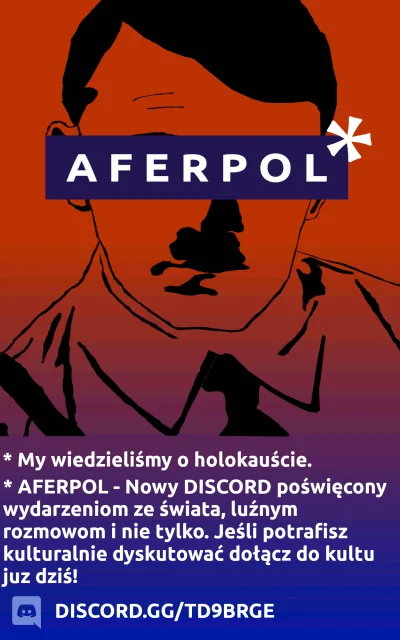 AFERPOL - Siemka, jesteśmy dosyć nowym discordem, na którym znajdziesz najświeższe in...