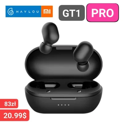 sebekss - ➡️Tylko 20.99$ (83zł) za słuchawki Xiaomi Haylou GT1 Pro❗ 
Bardzo polecane...