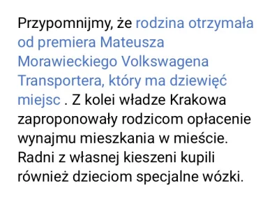 K.....a - @FLAC: Czyli reasumując dostali Milion złotych, nowy samochód i to nie najt...