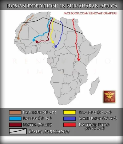brusilow12 - Ekspedycje rzymian w głąb Afryki

#historia #starozytnosc #brusilow12