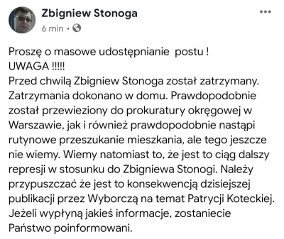 eskobaar - Zbyszek znowu aresztowany
#stonoga