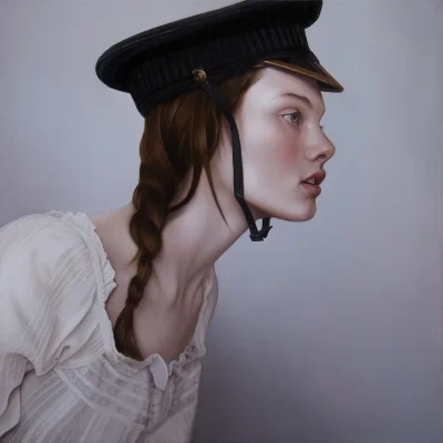 panidoktorodarszeniku - Mary Jane Ansell 
Advance, 2013, olej na panelu, 40 x 40 cm_...