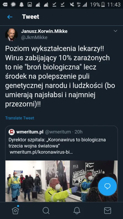 WujaAndzej - @Volki: no dla mnie przekaz jest jasny, wymrą słabi, zostaną silni, siln...