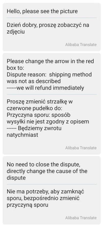 Supcioszek - Zamówiłem towar na AliExpress, okazał się uszkodzony po przybyciu. Zgłos...