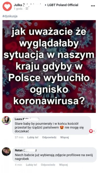 s.....j - Ja rozumiem, że można nie zgadzać się z czyimiś poglądami, ale życzenie kom...