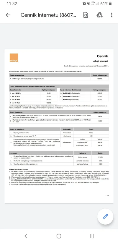 TomegAtomeg - Wiecie czemu na internecie opcja światłowodu Orange 300Mb/s jest za 60 ...