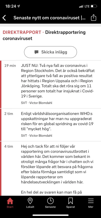 somatotropina - W Szwecji kolejne 4 potwierdzone przypadki. 
#koronawirus