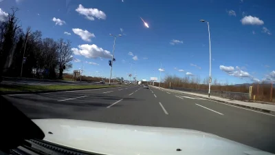 uzbek23 - Spektakularny wybuch meteoru wydarzył się dziś (28 lutego) nad północnymi B...