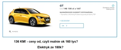 text - > Ja 2 miesiące temu kupiłem Citroena C3 z max wyposażeniem i automatem za 68k...