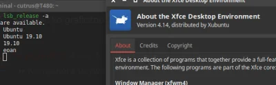 Kryspin013 - > Intrygująca konfiguracja. Która wersja Xfce? Ta na Xubuntu ma już kilk...
