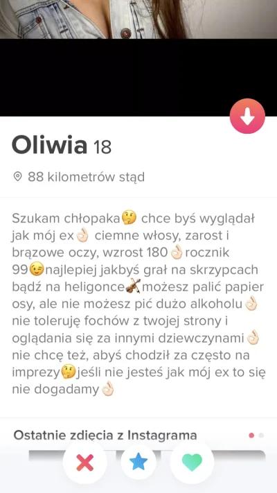 jadaszekk - Jest k---a okaz XD #tinder