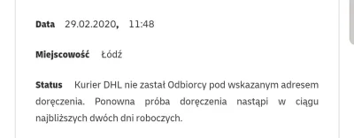 hitherto - @KOMIN22 albo z dhl. #!$%@? od 8 rano czekałem dzisiaj.
 nie wiem jak u Ci...