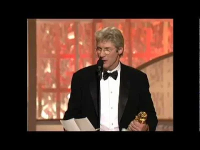 fidelxxx - @eMWu12: 
Coś jak Richard Gere w 2003 na Golden Globe Awards i jego słynn...