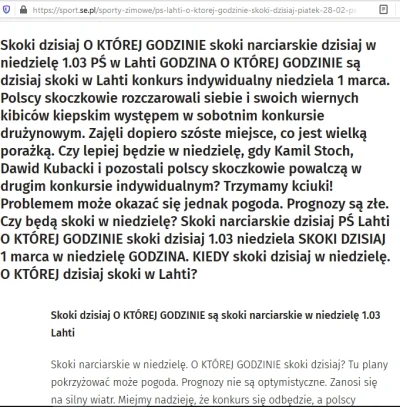 Logan00 - kiedy #seo wejdzie za mocno przy niedzieli, moje oczy
#spam #skoki 

SPO...