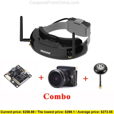 n____S - Eachine EV200D FPV Goggles Combo - Banggood 
Kupon: BGOTC21
Cena: $256.69 ...