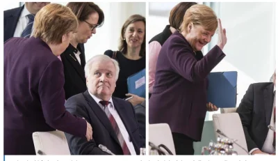 czarna_teczka - Jeden z niemieckich ministrów odmówił podania ręki kanclerz Merker z ...