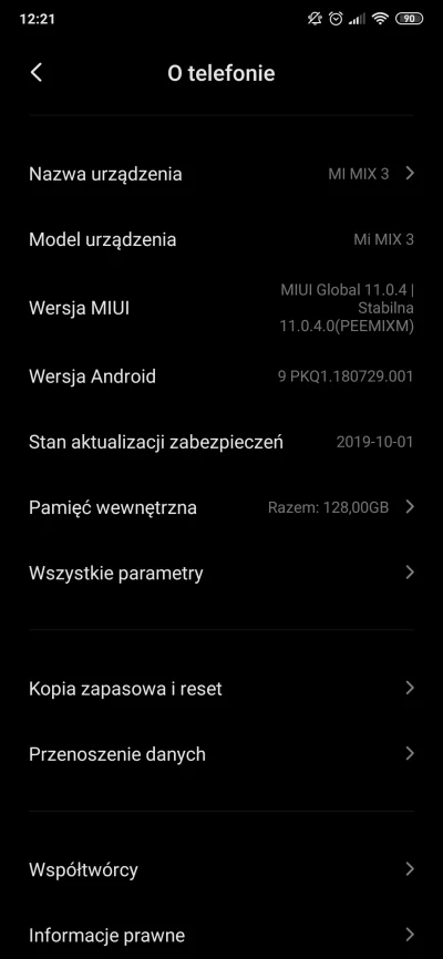 venividi - #xiaomi #android #mimix3

Widzę że android 10 na Xiaomi mi mix 3 już od ...