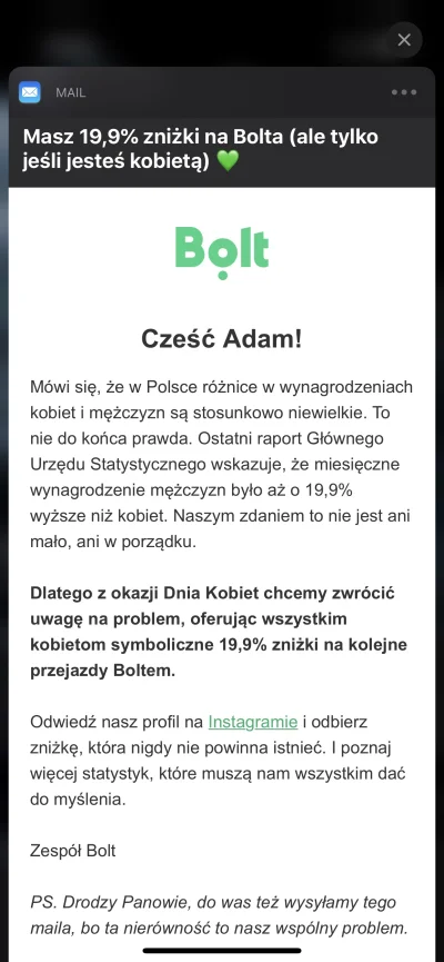 adamczwa - Co do k***?! I jeszcze ten dopisek na dole, ze mnie o tym informują bo to ...