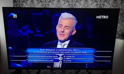 Reginald911 - A, B, C czy D??


#najsztUB #milionerzy #heheszki