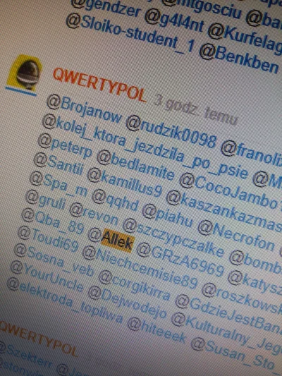 QWERTYPOL - @Allek ( ͡° ͜ʖ ͡°)ﾉ⌐■-■