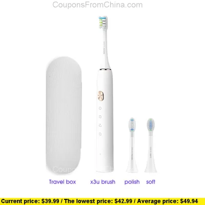 n____S - Xiaomi Soocas X3U Sonic Toothbrush Kit - Banggood 
Cena: $39.99 (154,30 zł)...