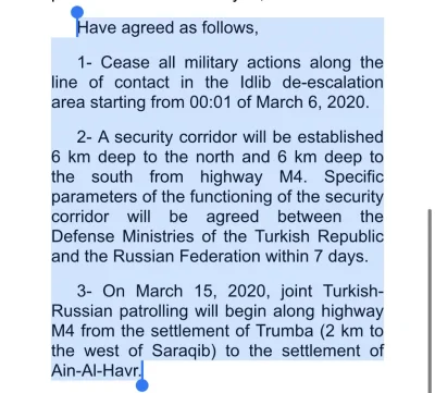 60groszyzawpis - Główne postanowienia nowej umowy rosyjsko - tureckiej w sprawie Idli...