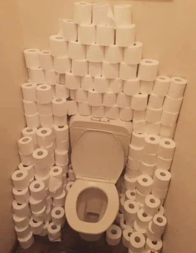 atencjon - Zapasy papieru toaletowego na #koronawirus już zrobione?
#heheszki #humor...