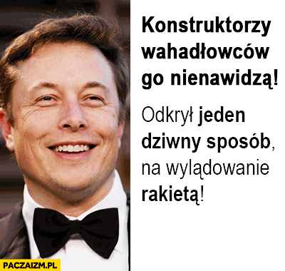 s.....a - #musk Kto zna ten sposób na lądowanie rakietami?