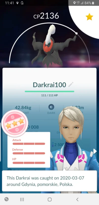 Okatarinabellaczikcziks - 1 rajd dziś, 1 100%
#pokemongo