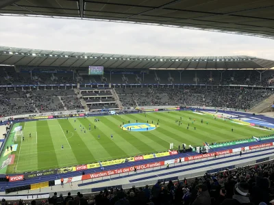 MokreFilcy - Pozdrowienia Mirki ze stadionu w Berlinie, prawie 6h drogi, mam nadzieje...