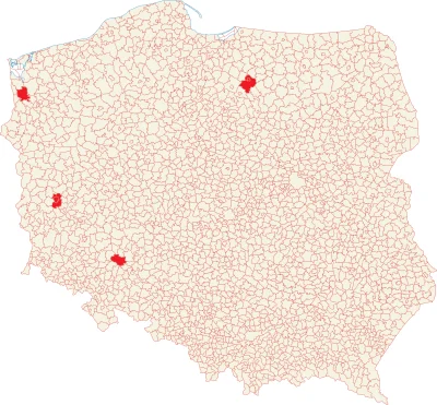Adrian77 - @cvany: Wczoraj zrobiłem lepszą mapę zakażeń w Polsce. Też zrobiłem najpie...