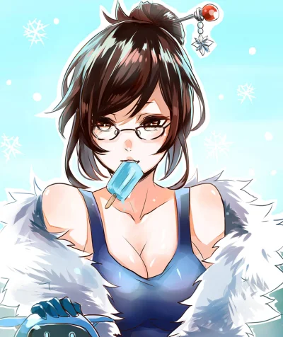 BlackReven - #randomanimeshit #mmusume #overwatch #mei #meganekko #anime #pixiv p

...