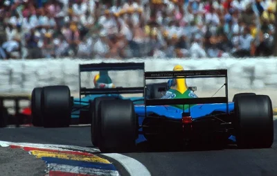 Mothman- - GP Francji 1990 
A. Nannini(Benetton) i M. Gugelmin(Leyton House) 
#F1 #...