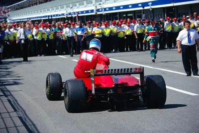 Mothman- - Mika Hakkinen i Gerhard Berger. GP Niemiec 1995
#f1 #f1historia #tapeta