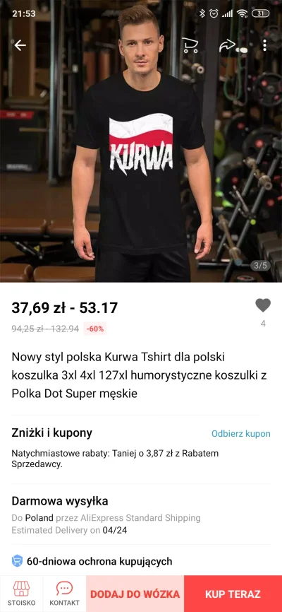 SynJanusza - Fajna koszulka na aliexpress
#aliexpress #polska