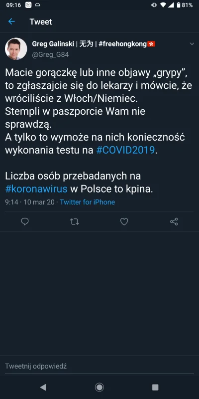 G.....s - Co do... #koronawirus #2019ncov #polska